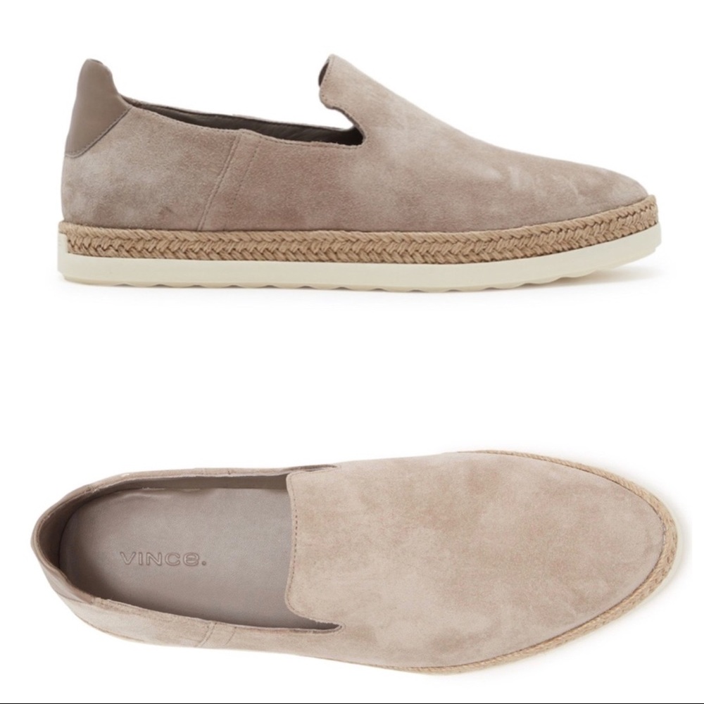 VINCE Suede Sneaker | Taupe | Size 8